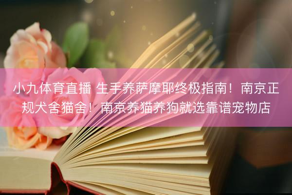 小九体育直播 生手养萨摩耶终极指南！南京正规犬舍猫舍！南京养猫养狗就选靠谱宠物店