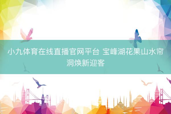 小九体育在线直播官网平台 宝峰湖花果山水帘洞焕新迎客